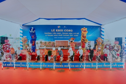 FPT KHỞI CÔNG TRƯỜNG PHỔ THÔNG LIÊN CẤP ĐẦU TIÊN TẠI NGHỆ AN