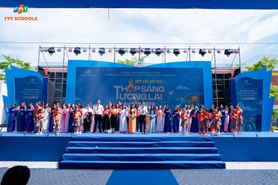 FPT tiếp lửa đất học, khánh thành trường liên cấp quy mô 2800 học sinh tại Nghệ An