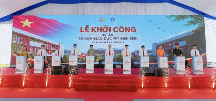 Khởi công tổ hợp giáo dục quy mô, FPT cùng Điện Biên phát triển nhân lực số chất lượng cao