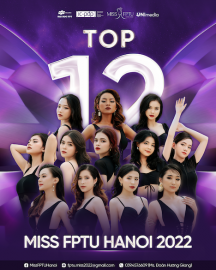 Lộ diện Top 12 nữ sinh tài sắc Miss FPTU Hà Nội 2022