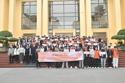 Sinh viên FPT ra quân hỗ trợ triển khai NQ57 tại Quảng Ninh