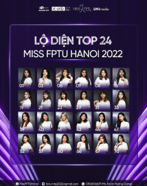 Top 24 Miss FPTU Hà Nội 2022 lộ diện